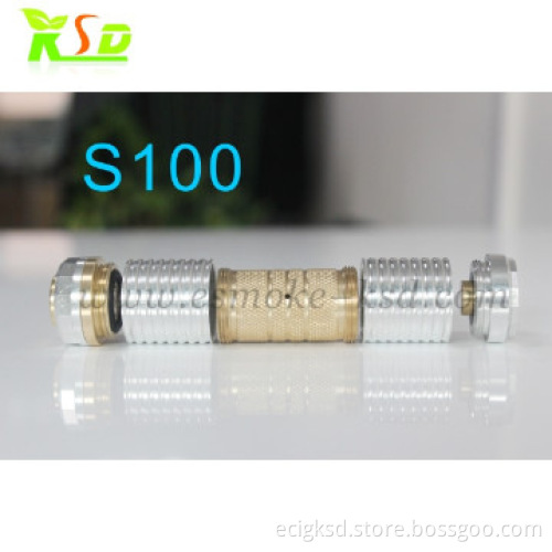 Electronic Cigarette Full Mechanical Mod S100 Mod From KSD